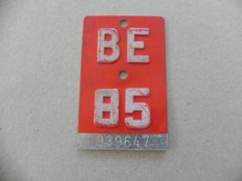 Velonummer Velo Rad BE 85 weiss Bern 1985 Nummer Geschenk