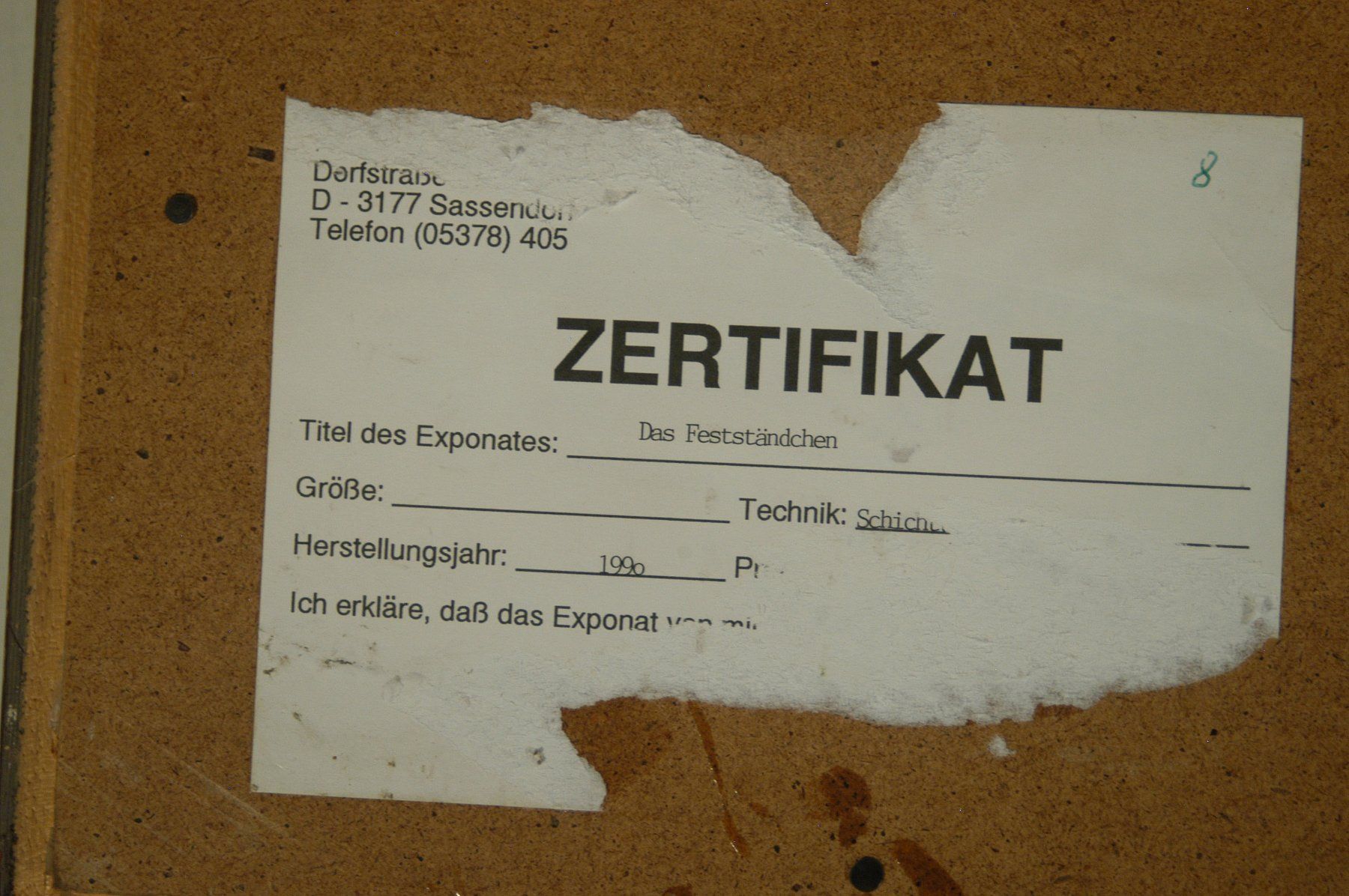 Poster & Bilder: Renate Kubiol das Festständchen Mischtechnik – Gebraucht aus Herisau von Wisen 7