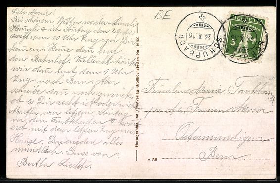 Cartes postales: AK Schüpbach i. E., Ortsansicht – D'occasion à Berlin par bartko-reher 1