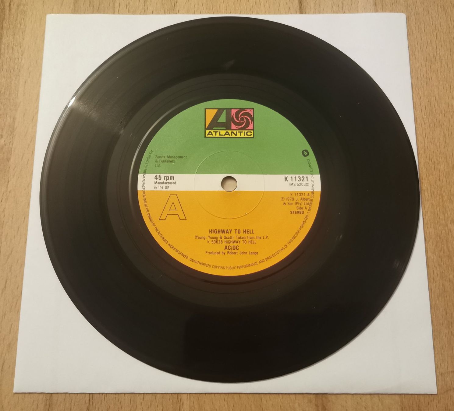 Dischi in vinile: AC/DC: Highway to hell 7" Single Original 1979 – Usato da Münchwilen TG venduto da Swb 2