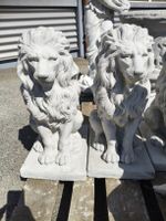 Löwe Figuren aus Beton wetterfest 2  stu