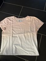 Hollister T-Shirt, Gr. XS, Sommerliches Ombre Rosa-Weiss