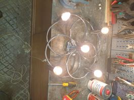 Chrom Wall Lamp Italy 70's