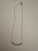 Collier argent 925 feuille strass soirée chic tendance