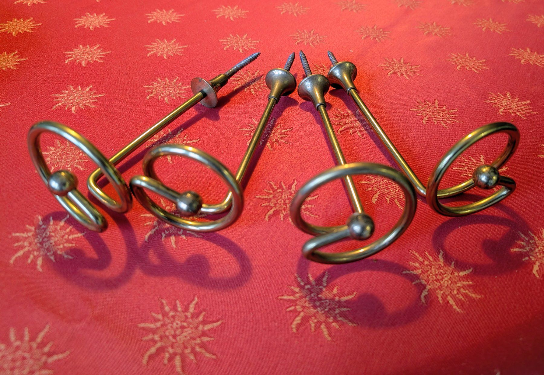 Altro in Decorazioni & Accessori: 4 Raffgardinenhalter Messing, Vintage Style – Usato da Stallikon venduto da jmt_21n