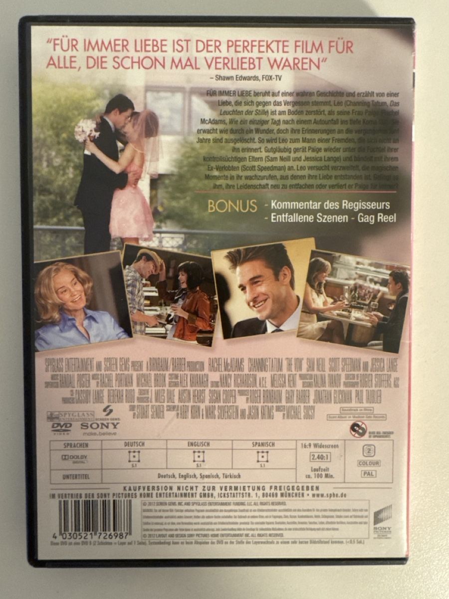 Tutti i DVDs: DVD - Für Immer Liebe – Nuovo (secondo la descrizione) da Bülach venduto da sunshiine_ 1