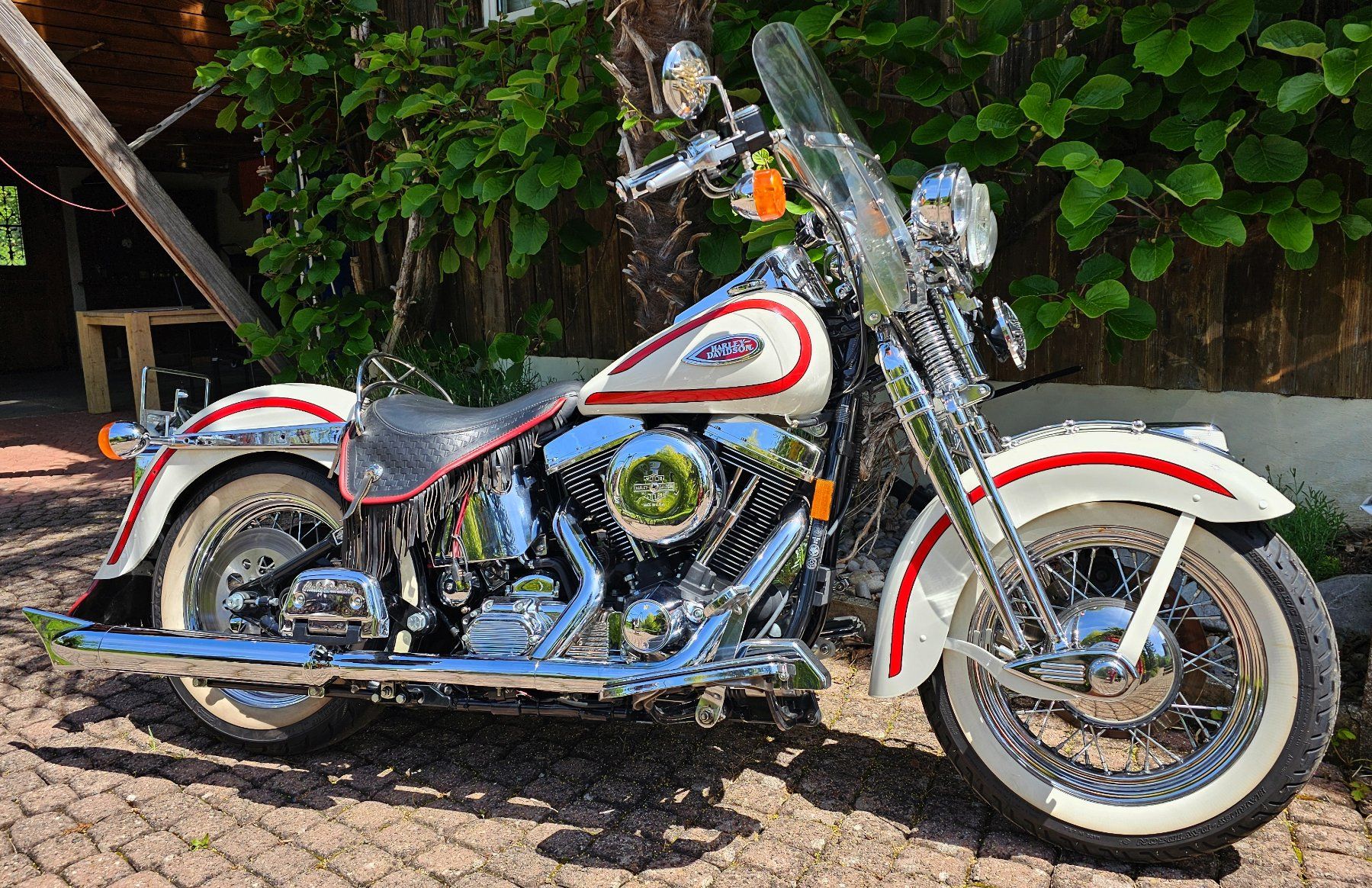 Harley-Davidson Chopper: HARLEY-DAVIDSON FLSTS Heritage Springer – Usato da Gränichen venduto da favo 1