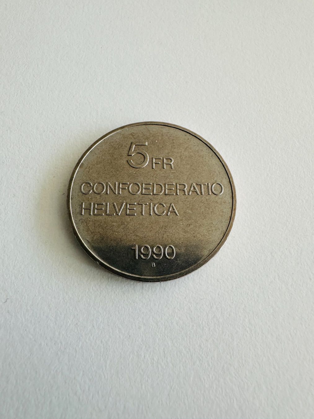 Tutti le monete: Gottfried Keller - 5 CHF Münze - 1990 – Usato da Wohlen AG venduto da Leu024