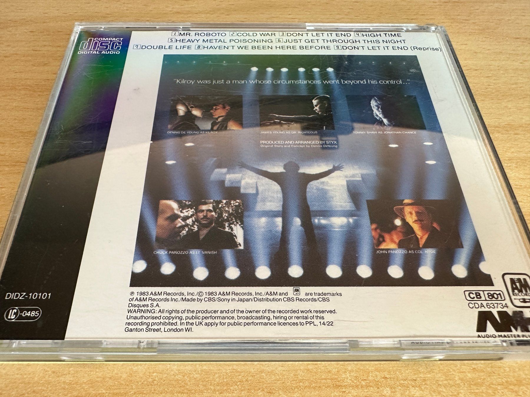 CDs: Styx – Kilroy Was Here – Gebraucht aus Rikon im Tösstal von Alpenmutz 1