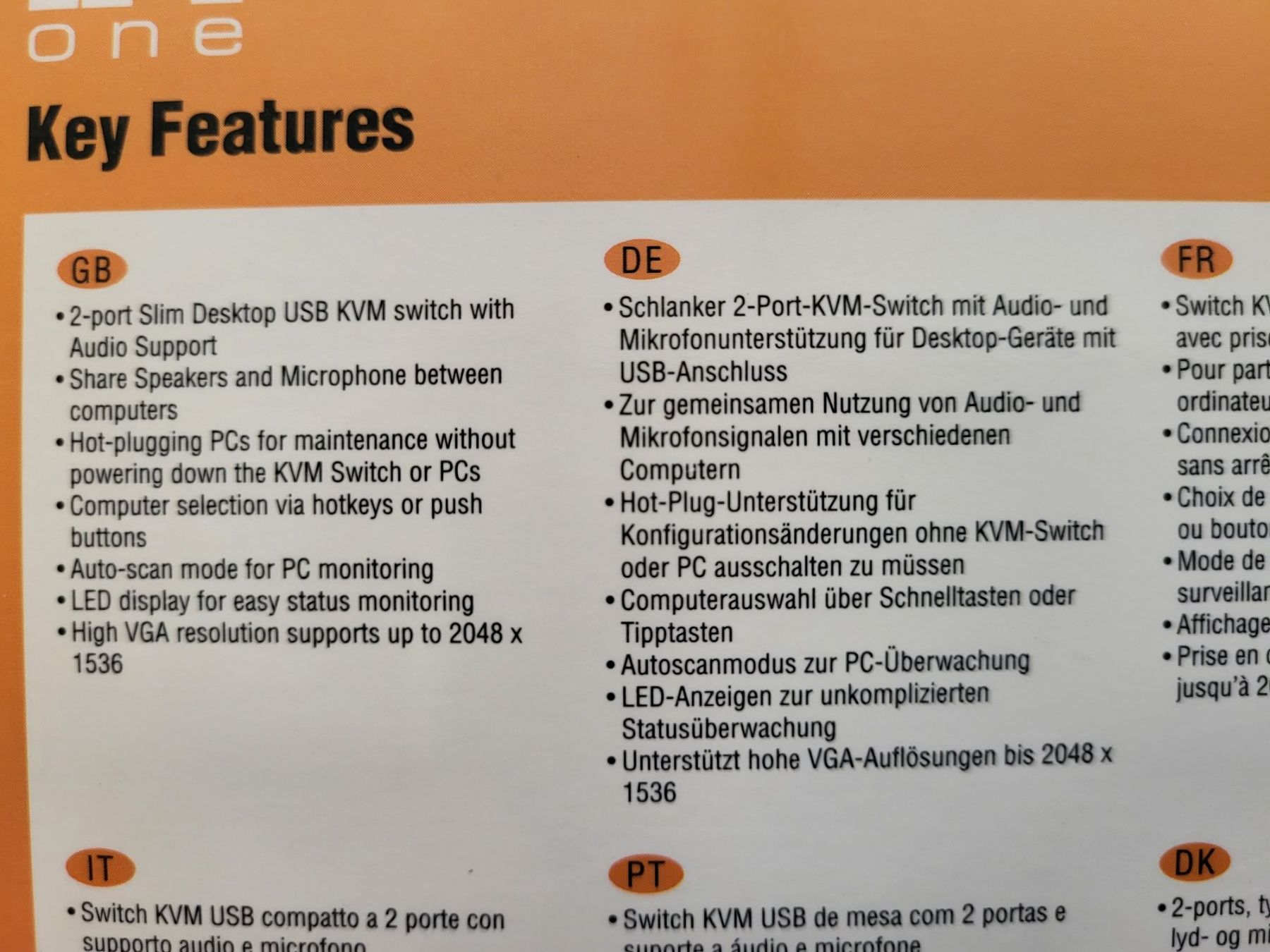 Hubs & Switches: LevelOne KVM Switch KVM-0221 2-Port USB mit Audio – Neu (gemäss Beschreibung) aus Waltenschwil von creativeline 6