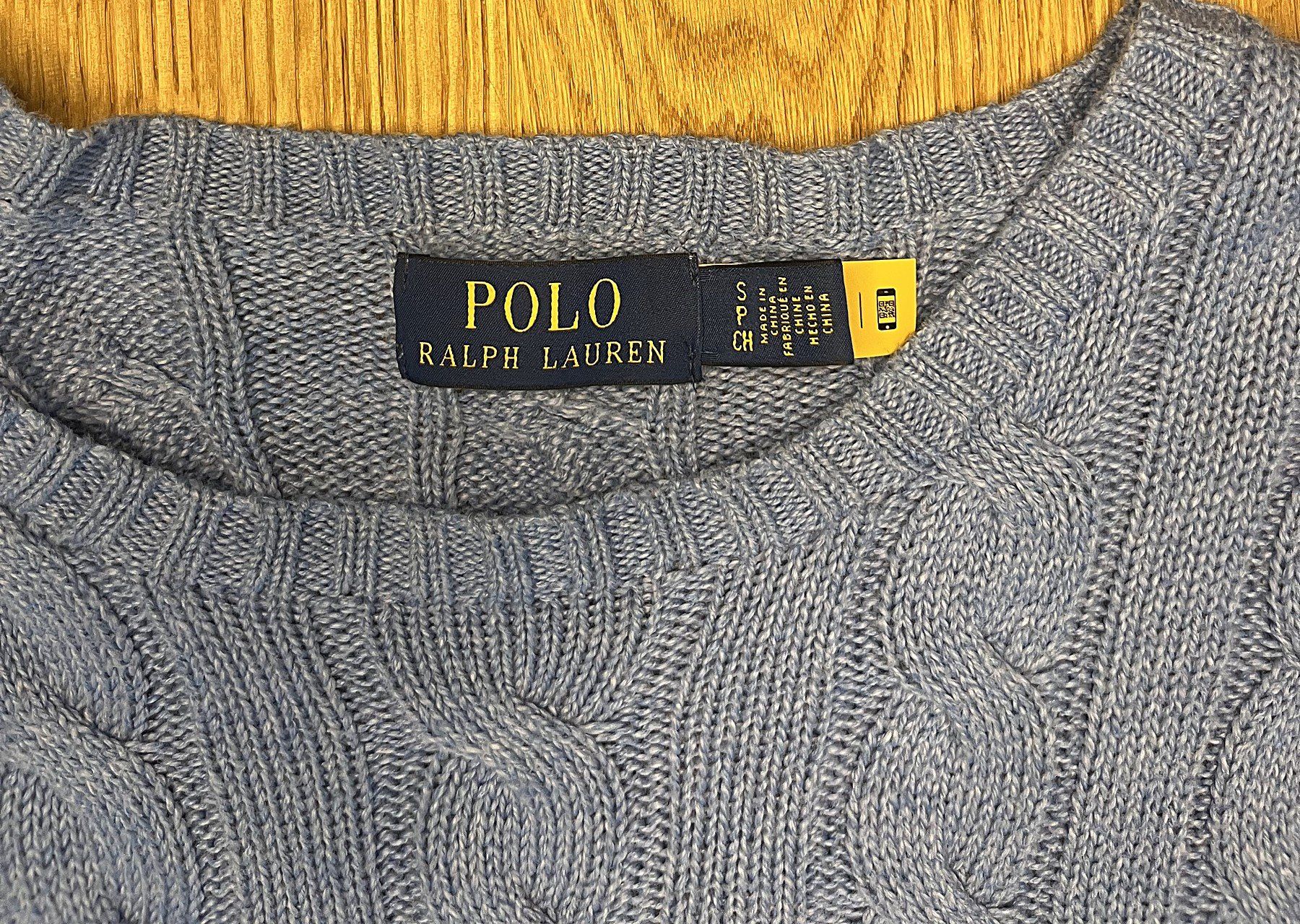 Polo Ralph Lauren Pulls & Sweat-shirts: Polo Ralph Lauren Zopfstrick Pullover hellblau Gr. S – Neuf (Voir description) à Siggenthal Station par tha_2yxs 1