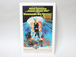 AK 007 James Bond Diamantenfieber US  1971 Postkarte