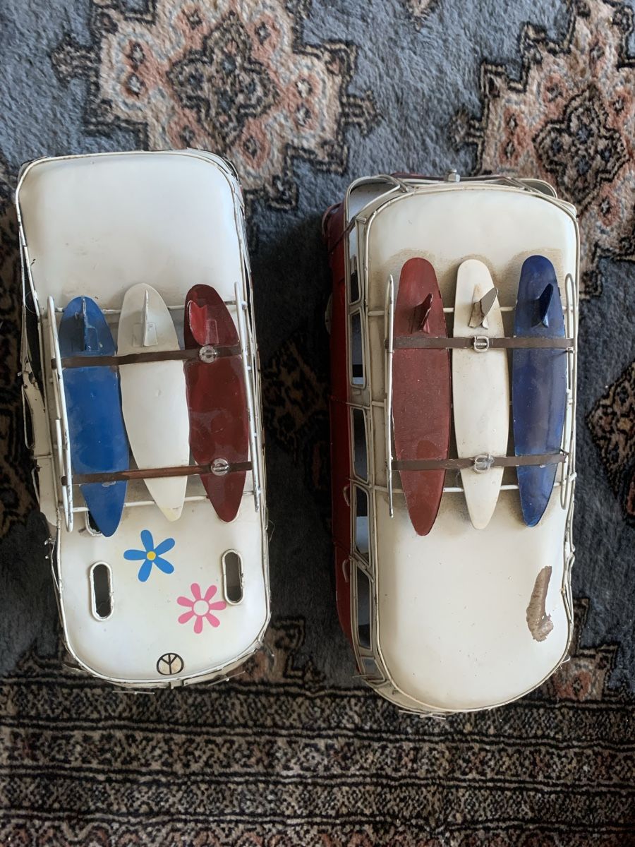 Giocattoli: 2 Retro VW CAMPER Surf Bus Auto – Usato da Gutenswil venduto da Bregenzer8610