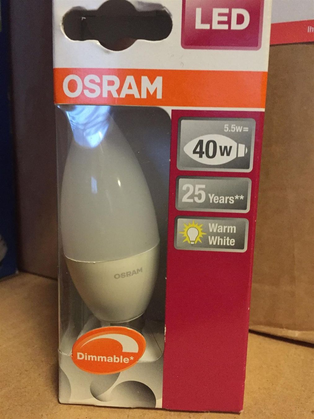 Lampadine & Illuminazione: LED Osram B40,E14,dimmbar,Fr827-364 – Nuovo e nell'imballaggio originale da Recherswil venduto da paulchen09