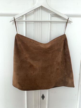 Massimo Dutti Wildleder Minirock, Gr. S, Top Zustand!