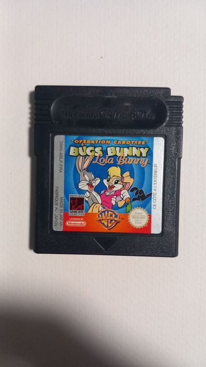 Lot Game Boy Pocket Rouge + Pokémon Rouge + Bugs Bunny Opération Carotte - Occasion
