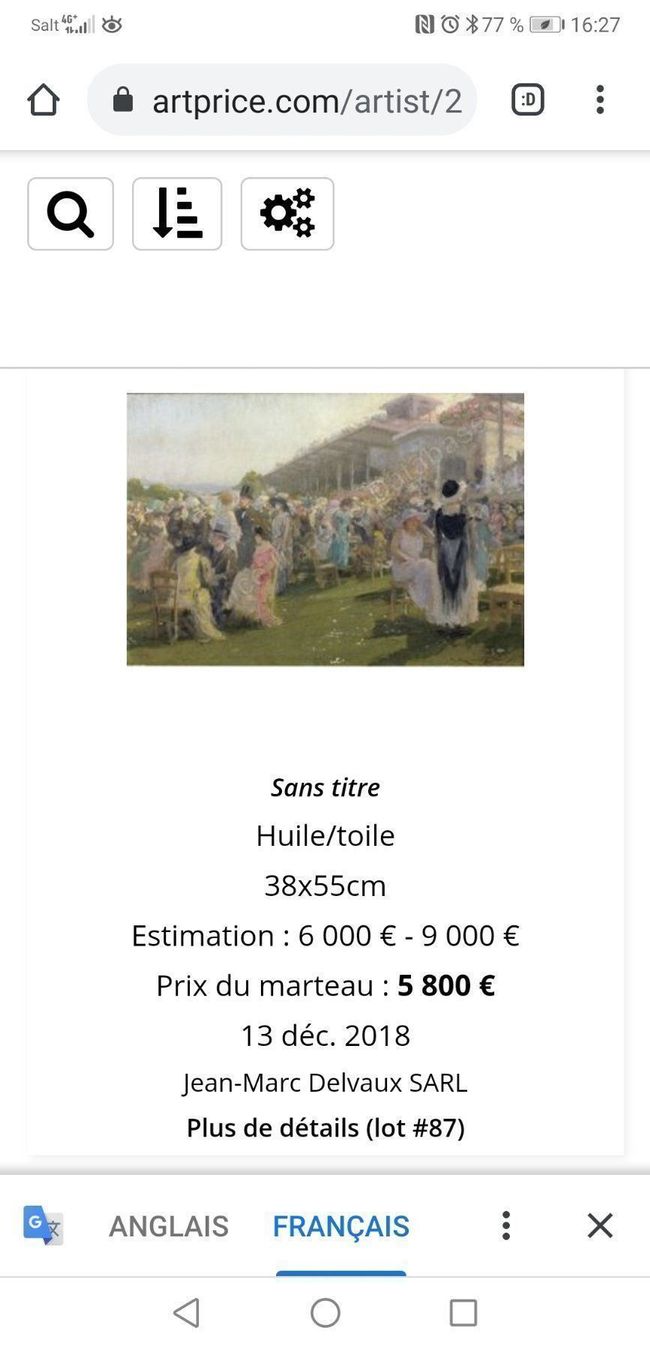 Dipinti: RENÉ A. ROUSSEAU-DECELLE(1881-1964) – Usato da Genève venduto da Qanil77 6