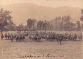 Militär // 1915 Train Pferde Ticino Tessin Andenken CH Armee