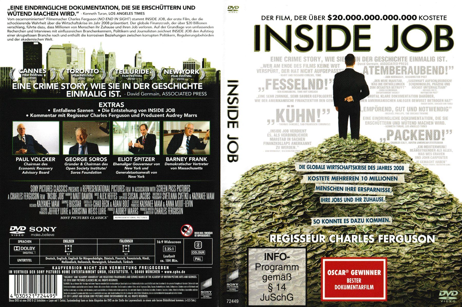 Tutti i DVDs: DVD - Inside Job – Usato da Langnau am Albis venduto da MediaRescuerKeLoX
