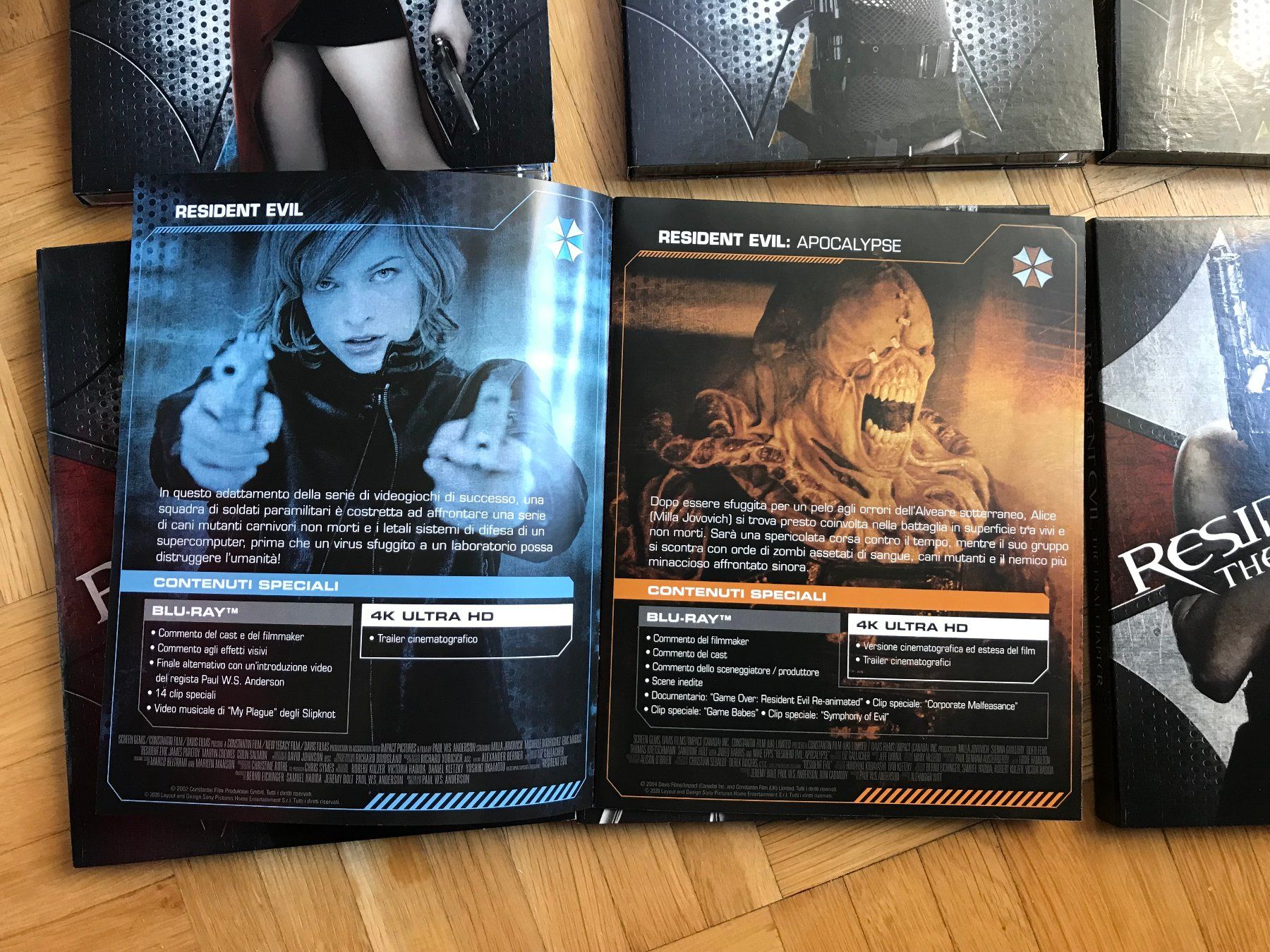 Alle DVDs: Resident Evil Collection - 4K Ultra-HD + Blu-ray Box Set – Gebraucht aus Zürich von Malcom 3