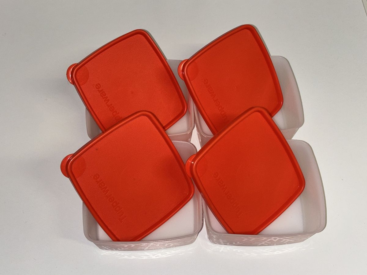 Tupperware Contenitori & Simili: Boîtes de congélation Tupperware 400ml (4) – Usato da La Russille venduto da Festler 3