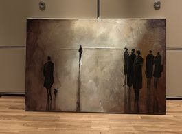 Original Gemälde Patricia Hagner-Pitterle – Walking Shadow