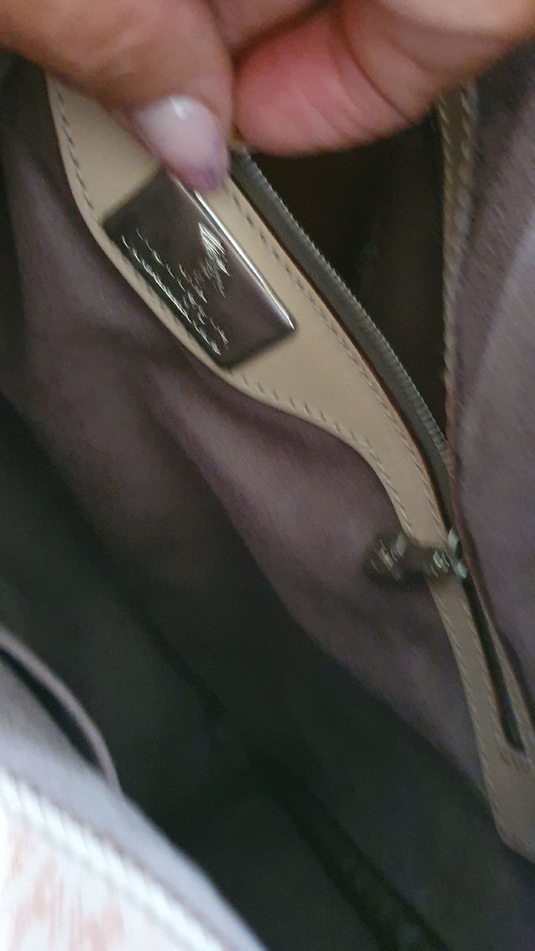 Maison Mollerus Borse da donna: Mollerus Handtasche rosa/weiss Top! – Usato da Laufenburg venduto da megane1959 7