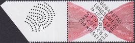 2014, Nr.1530 "Pipilotti Rist" mit ET-Voll-Stempel + TAB, R!