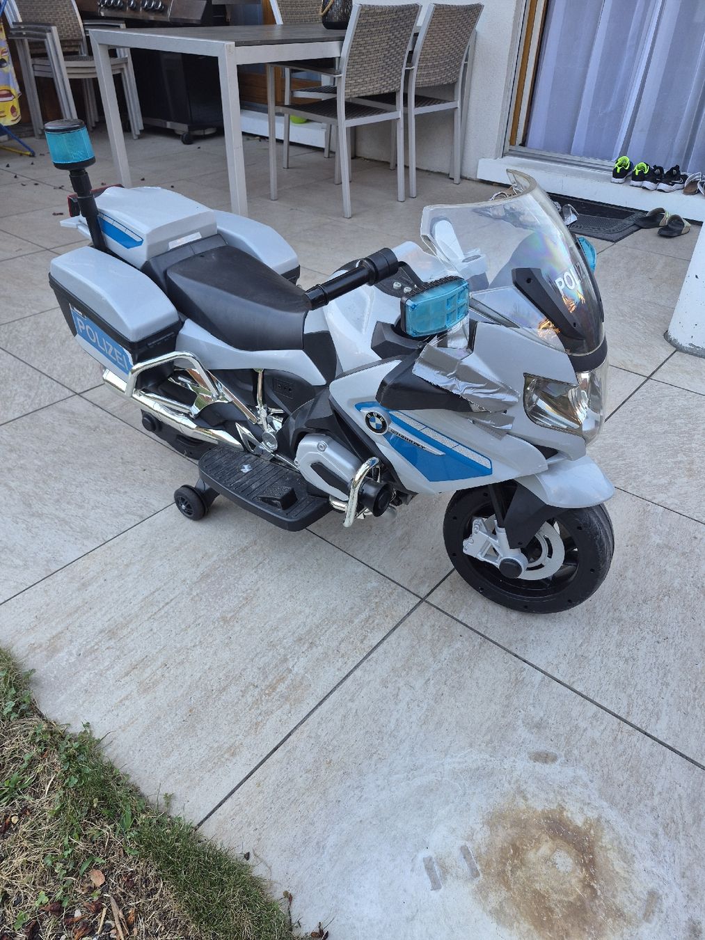 BMW Fahrzeuge für Kinder: BMW Kinder Elektro-Motorrad Polizei R1200 RT – Gebraucht aus Selzach von Paradiso89 2