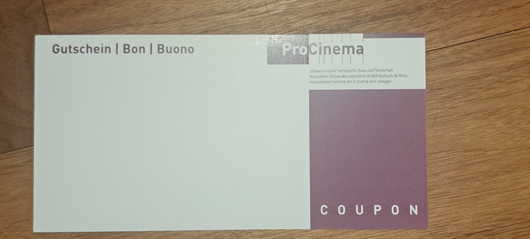 Gutscheine: Pro Cinema Kinogutscheine 2036 – Neu und originalverpackt aus Oberengstringen von gulyas1818