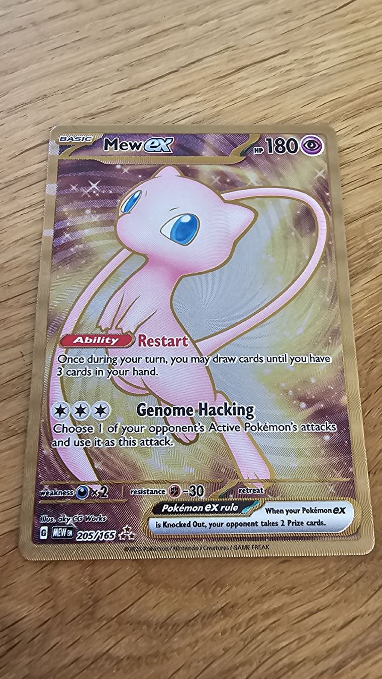 Pokémon Carte collezionabili: Mew Metal Karte – Nuovo (secondo la descrizione) da Scherz venduto da gui_6q7l
