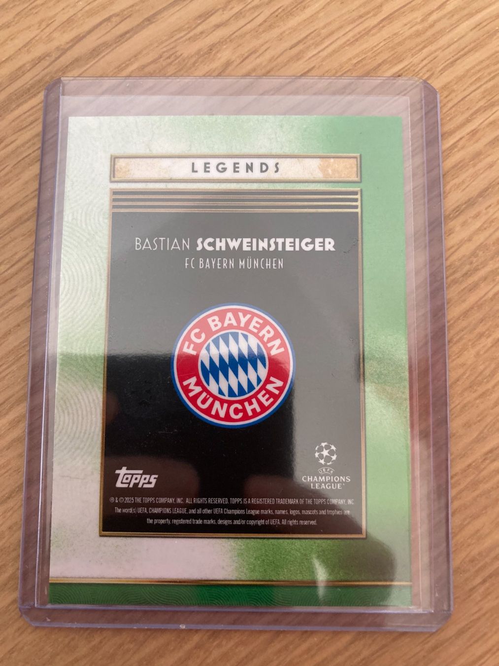 Topps Carte collezionabili: Topps Deco 2025-26 - Bastian Schweinsteiger /75 – Nuovo (secondo la descrizione) da La Tour-de-Peilz venduto da Tyalos_Cards 1