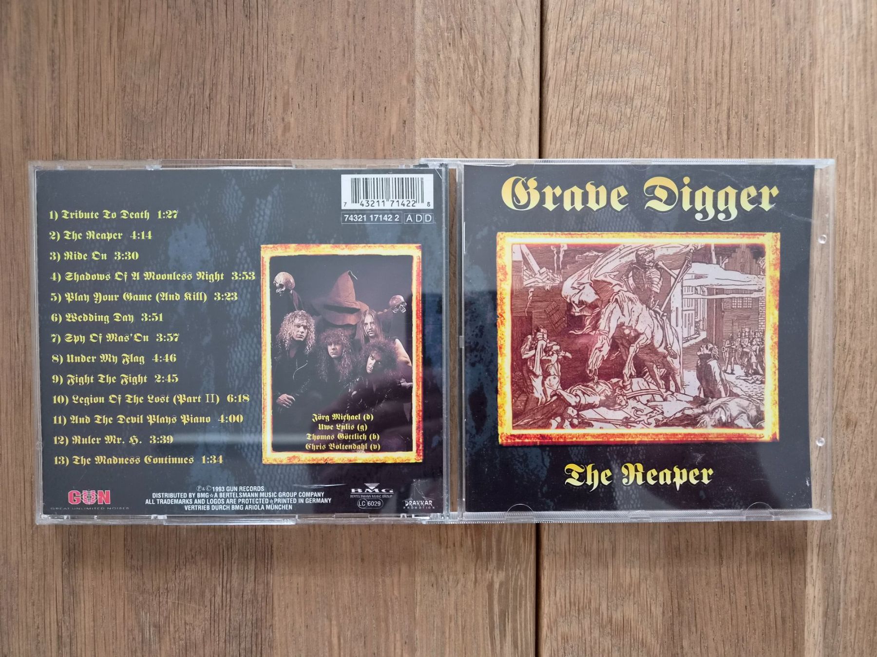 CDs: CD Grave Digger - The Reaper, 1993 – Gebraucht aus Nebikon von Harley-Davidson01