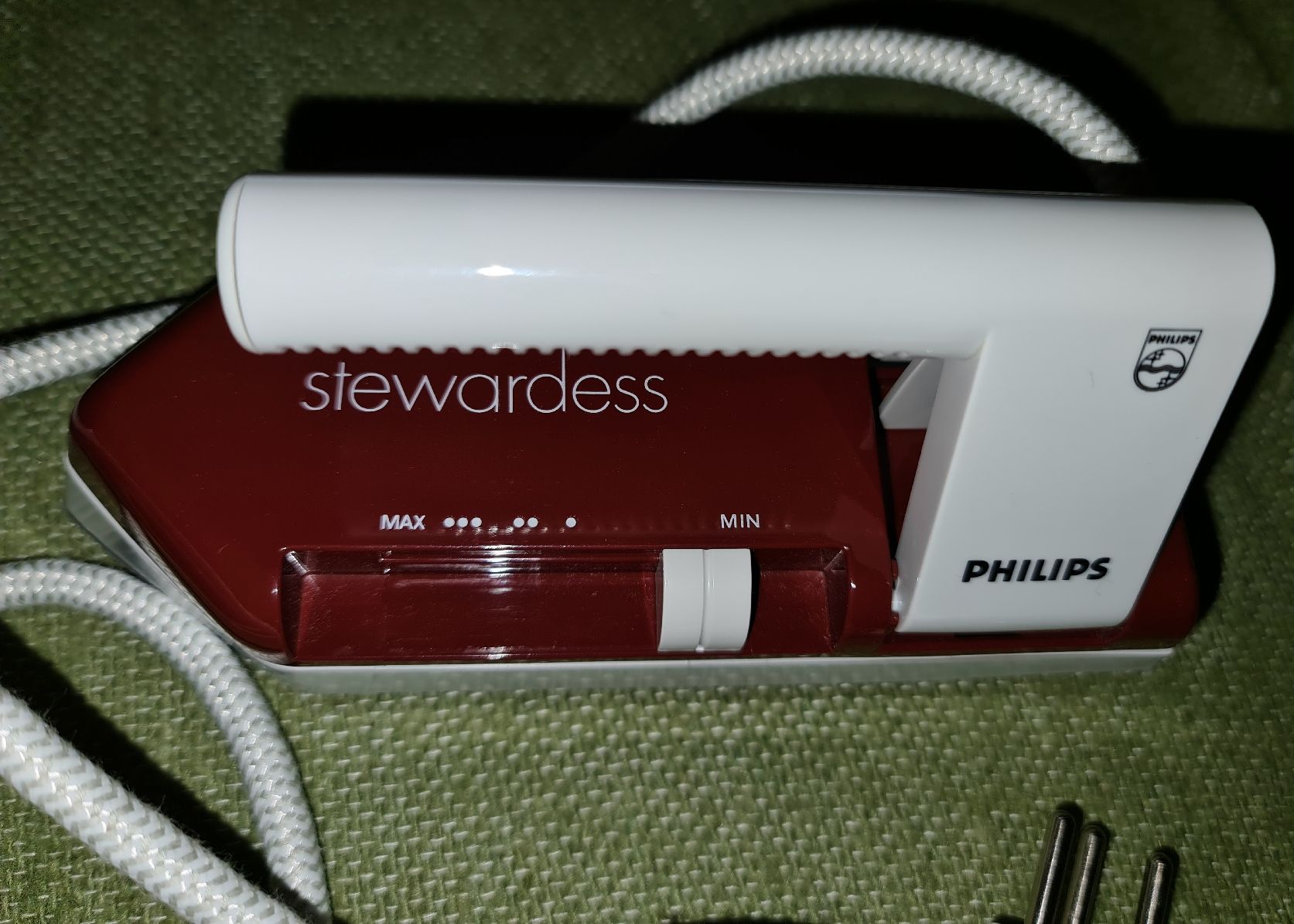 Philips Bügeleisen: Fer à repasser de voyage / Stewardess. – Gebraucht aus Cortaillod von signep 3