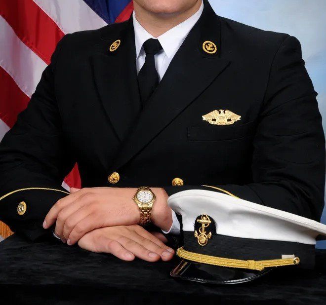 Medaglie: US Naval Reserve Merchant Marine Abzeichen – Usato da Kappelen venduto da Marmoe 5