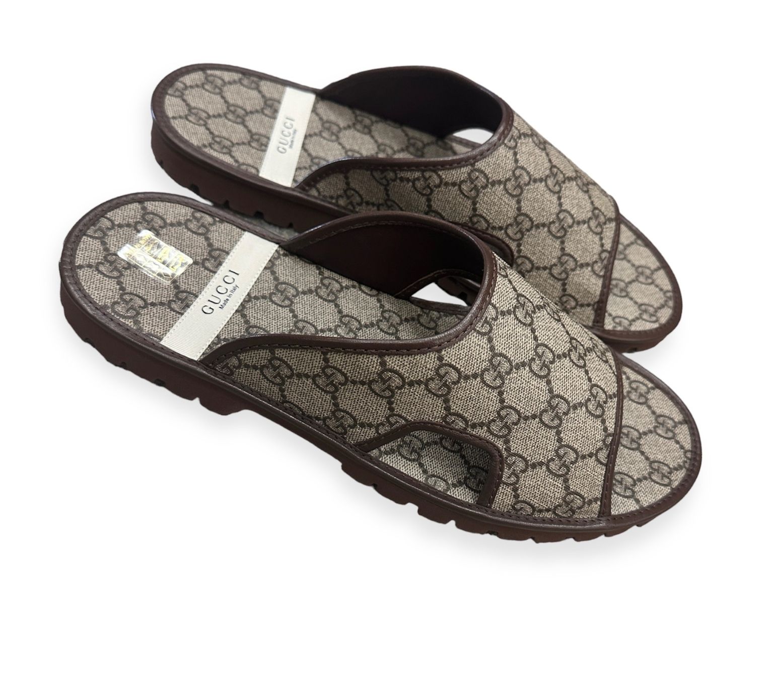 Gucci Scarpe da uomo: Gucci GG Supreme Sandale Gr 44 – Nuovo e nell'imballaggio originale da Lachen SZ venduto da HelvetiaLuxury 1