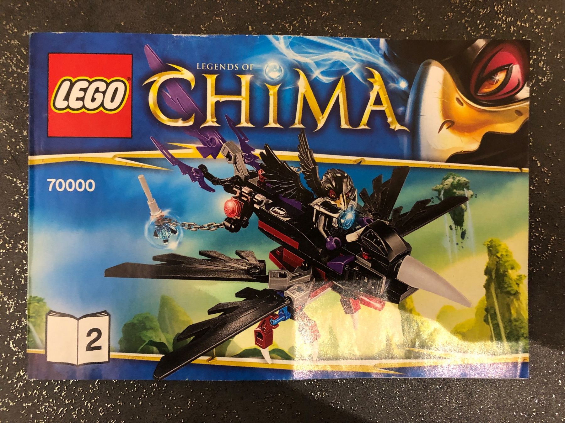 Lego Baukästen: LEGO CHIMA 70000 La Corbeau planeur de Rascal – Gebraucht aus Lausanne von cat_656q