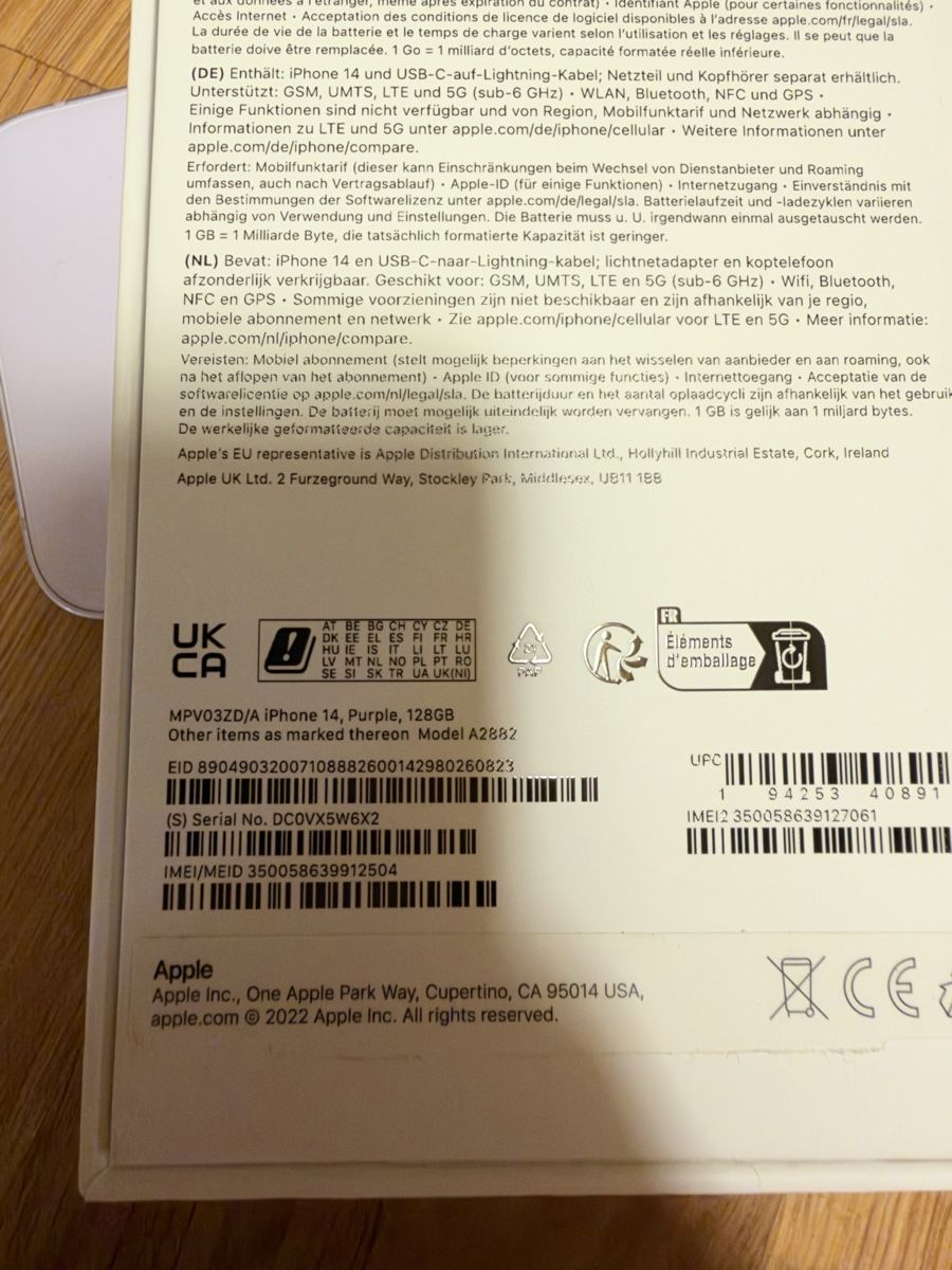 Apple Telefoni cellulari / Smartphones: Apple iPhone 14 Violett – Usato da Aarau venduto da ri-ca-99 3