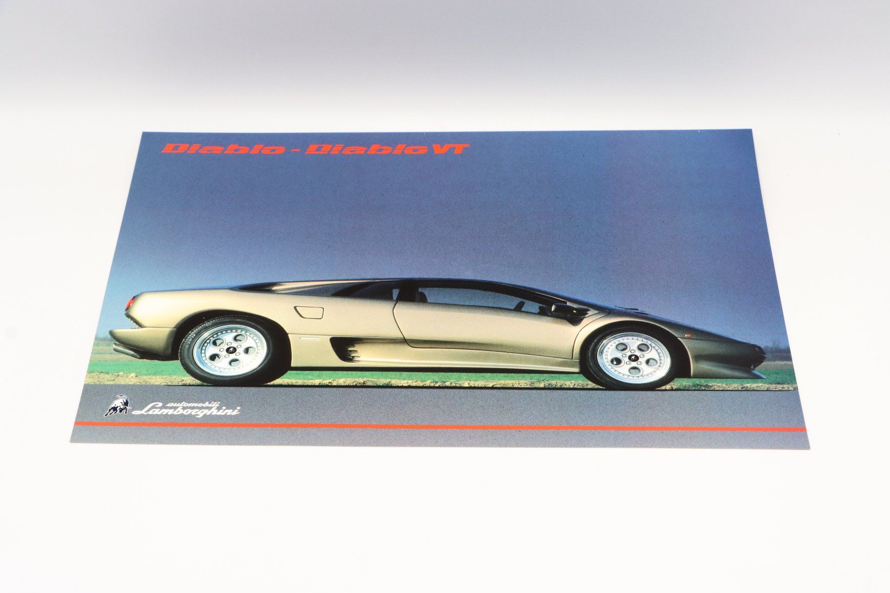 Lamborghini Dokumente: Lamborghini Diablo VT 1995 Prospektblatt – Gebraucht aus Bühl b.Aarberg von Collectorpassions 4