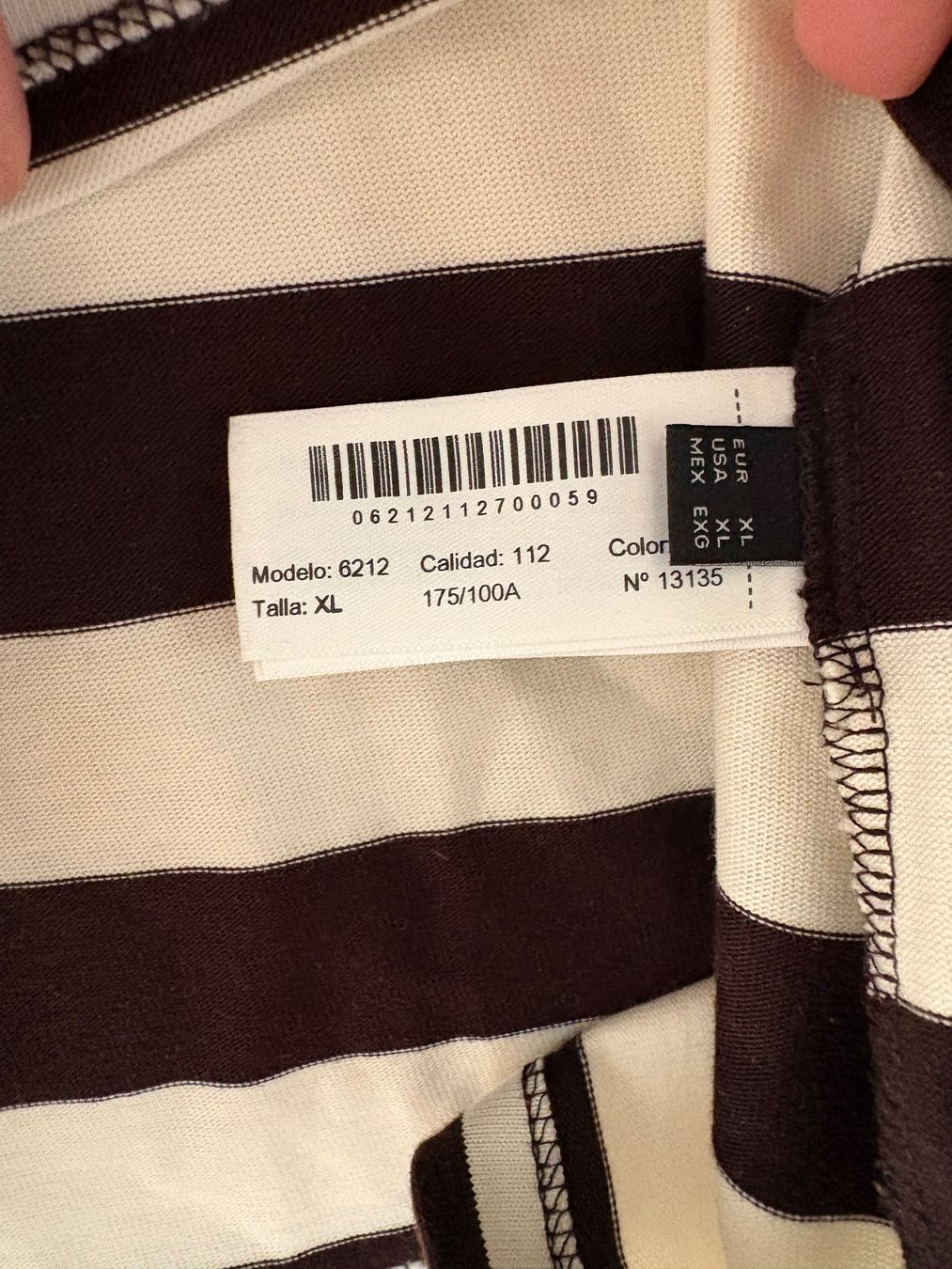 Massimo Dutti Top: Massimo Dutti braun weiss gestreiftes top – Nuovo (secondo la descrizione) da Gockhausen venduto da EliP07 1