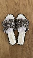 EMBELLISHED SLIP-ON FLIP FLOPS WITH STRASS