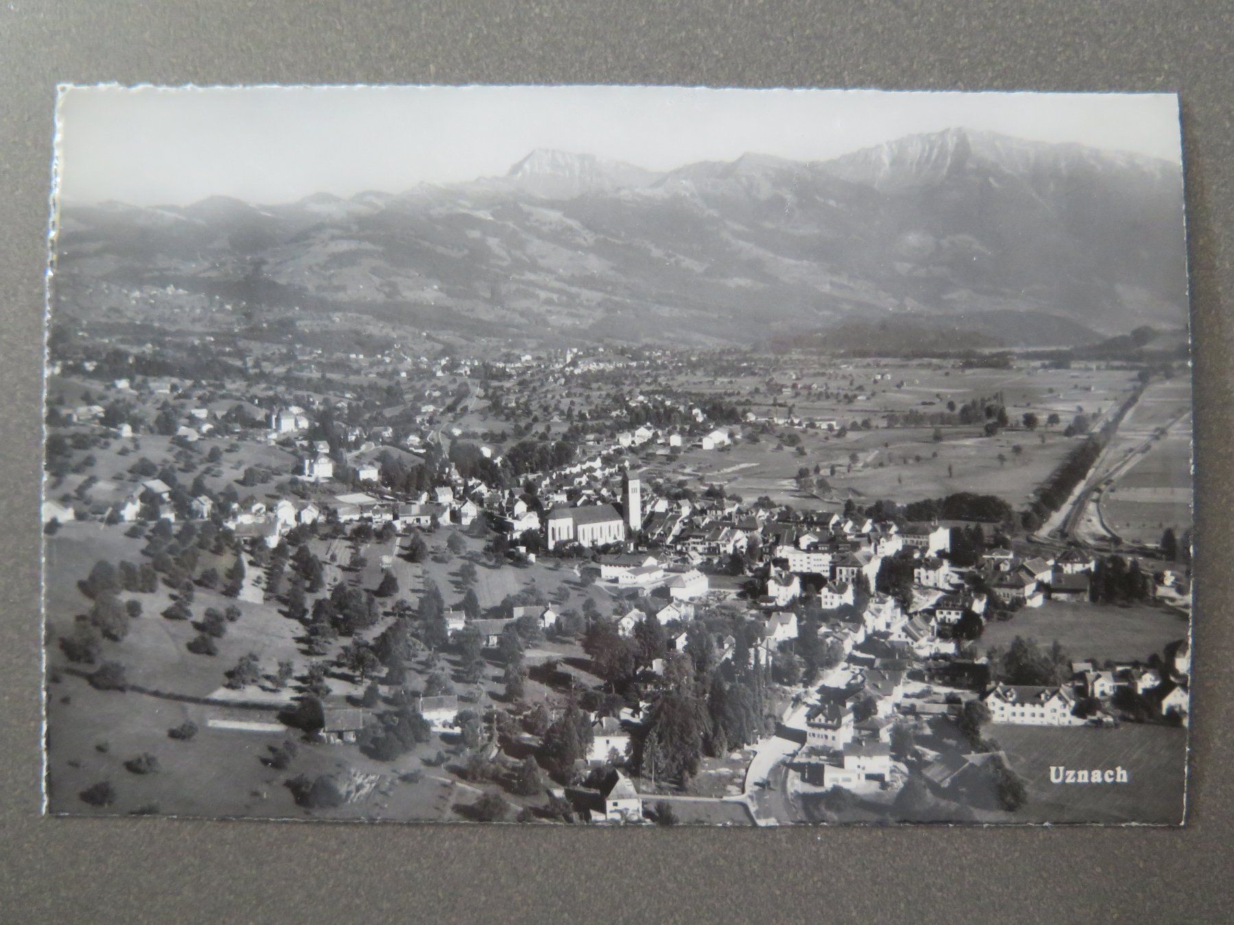 Cartoline postali: UZNACH - FLUGAUFNAHME – Usato da Wittenbach venduto da lipasal