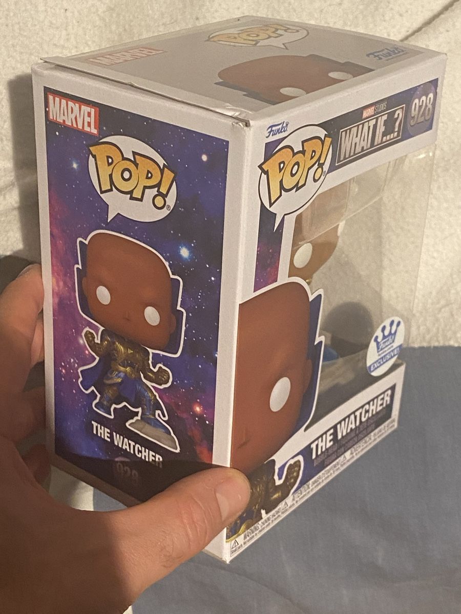 Funko Statuette: Funko Pop! Marvel What If...? The Watcher Nr 928 – Nuovo (secondo la descrizione) da Basel venduto da spider-loc 1