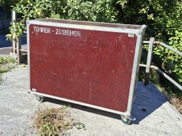 Transport Case "Tower Zubehor" with wheels used