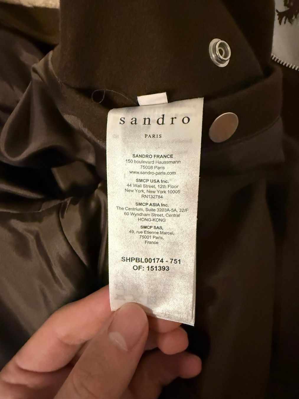 Sandro Giacche: Sandro Aviator Jacket Vest Shearling Wool and Cashmere SizeM – Nuovo e nell'imballaggio originale da Mont-sur-Lausanne venduto da jolieresale 6