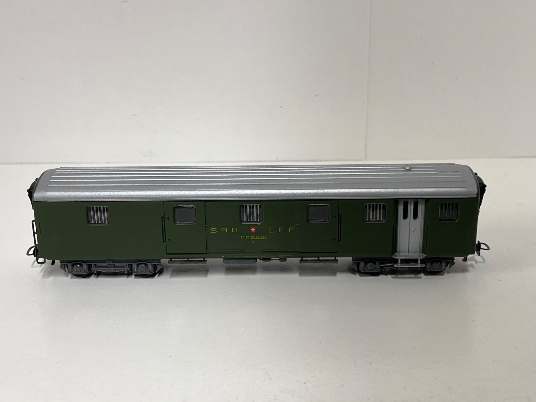 Kleinbahn Modellini di ferrovie: KLEINBAHN Gepäckwagen  SBB CFF FFS   H0 DC – Usato da Neuenhof venduto da ludovicco