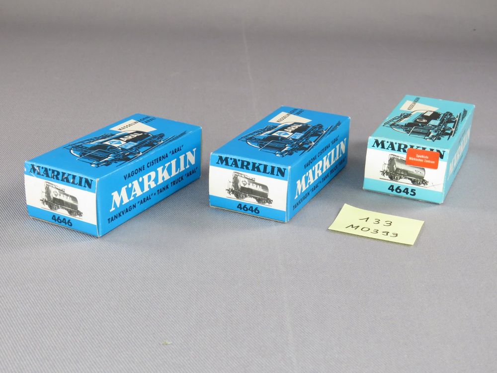 Marklin Mini Club échelle Z (1:220) - Lot De 3 Wagons Citerne Shell/Aral + 1 ÖBB