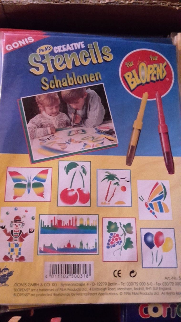 Sciablone: Blopen Schablonen – Nuovo e nell'imballaggio originale da Spiegel b. Bern venduto da Flamingo07