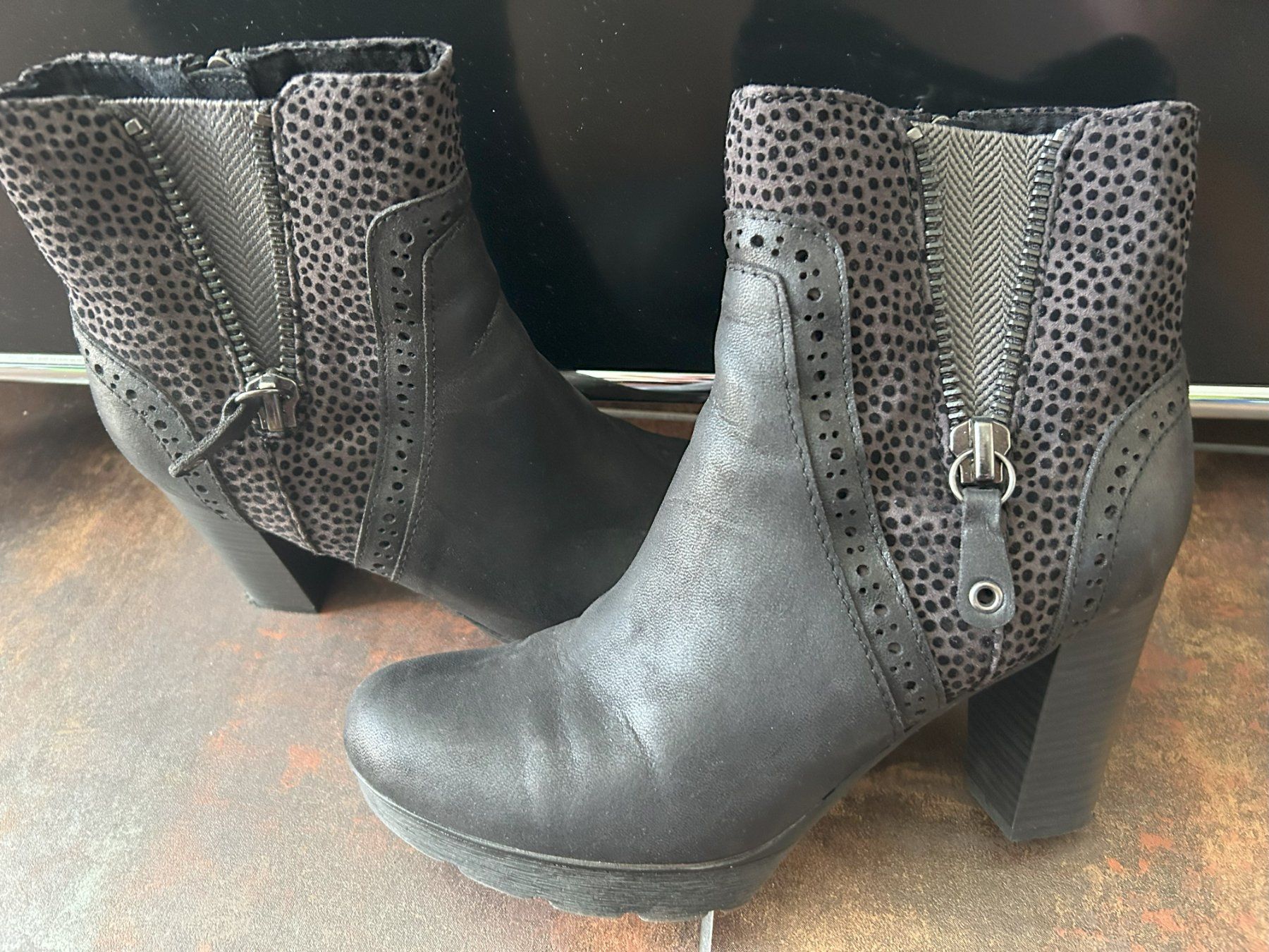 Scarpe da donna: Plateau Stiefelette Marco Tozzi – Usato da Abtwil SG venduto da Elocin0815