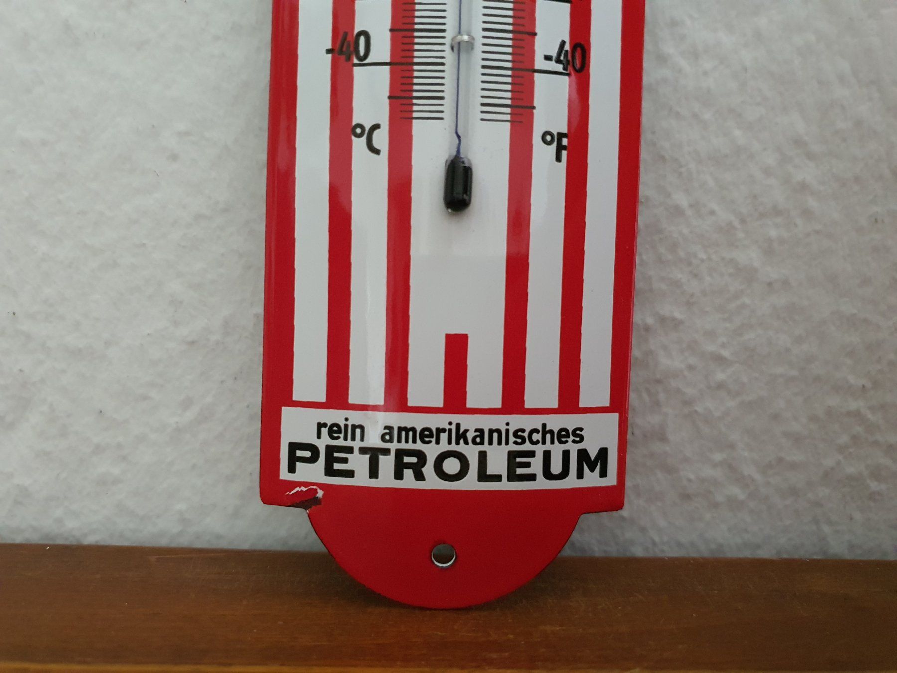 Schilder: Emailschild Thermometer DAPOL Petroleum Emaille Schild Retro – Neu (gemäss Beschreibung) aus Schaffhausen von  3
